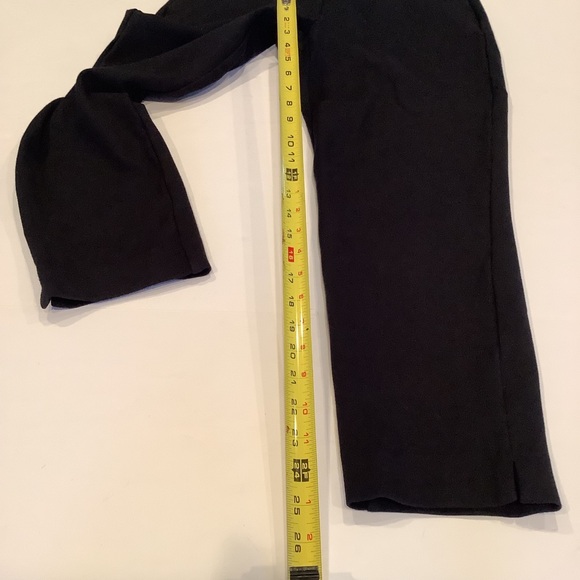 Cabi 5866 Black Pants Size 6 Banded Waist Cropped Trousers Minimalist - Picture 8 of 16